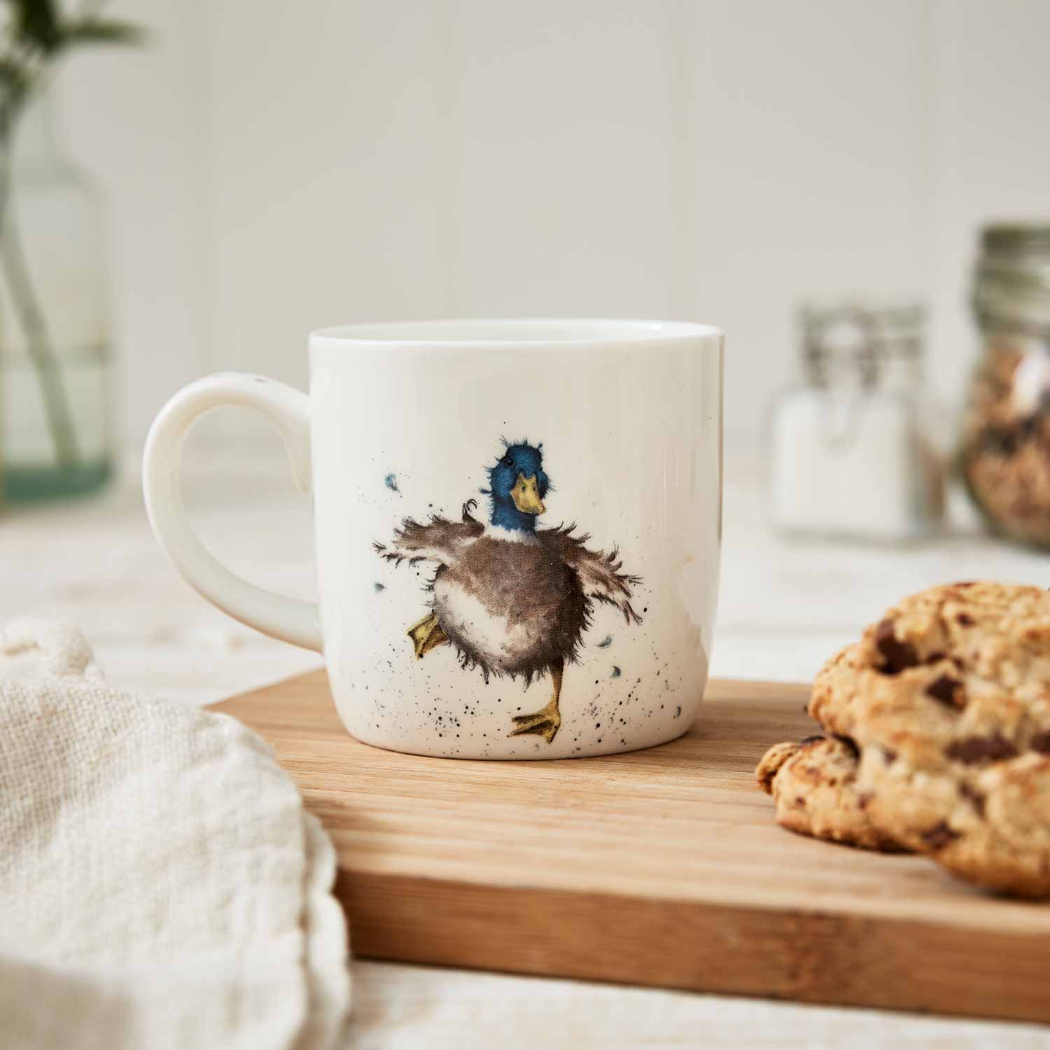 Wrendale Designs Guard Duck 14 fl.oz. Mug, Duck image number null